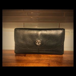 Coach checkbook wallet